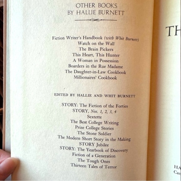 VINTAGE 1983 On Writing the Short Story First Edition by Hallie Burnett - Picture 7 of 9